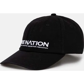 Kšiltovka Bavlněná baseballová čepice P.E Nation Homage Cap 243A417 černá 99X, vel. ONE SIZE