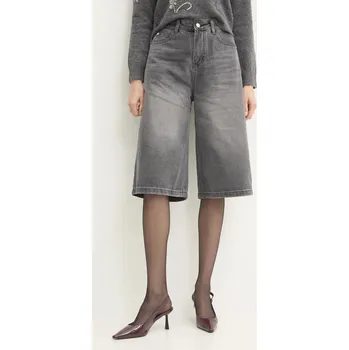 Džínové šortky Answear.LAB F229.hms šedá 90X, vel. XS