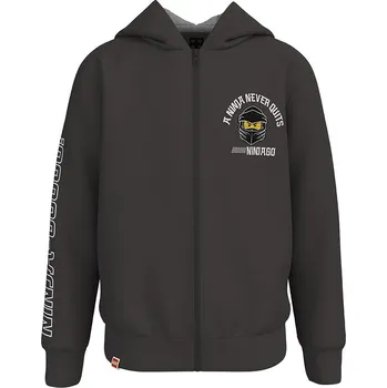 Chlapecká mikina Dětská bavlněná mikina Lego Wear šedá barva, s potiskem 12010724 90X, vel. 92