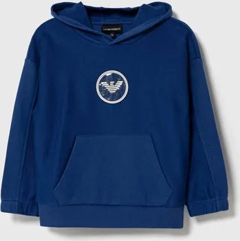 Chlapecká mikina Dětská mikina Emporio Armani 6R4MJ3.4J62Z modrá 95X, vel. 154