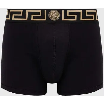 Boxerky Boxerky Versace pánské, černá barva, AU10028 A232741 99X, vel. S
