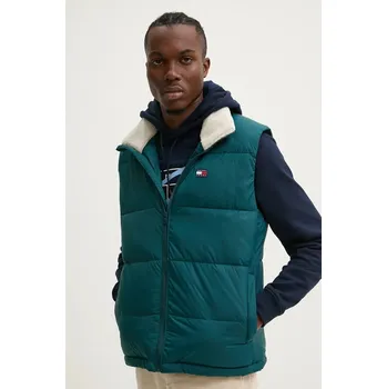 Dámská vesta Vesta Tommy Jeans DM0DM19632 tyrkysová 67X, vel. S