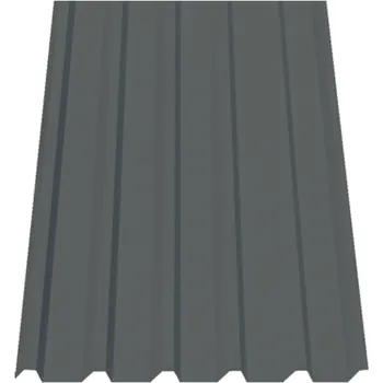 Střešní krytina SATJAM Plech trapézový SAT35 střešní PE25 tl. 0,5 mm RAL 9006 stříbrný