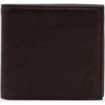 Kožená peněženka Polo Ralph Lauren 405913723 hnědá 89X, vel. ONE SIZE