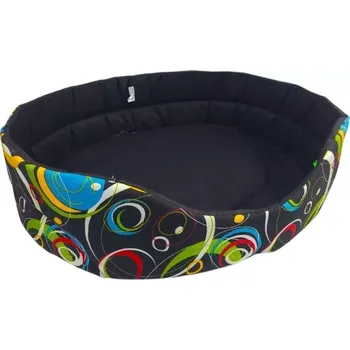 Pelíšek pro psa Pelech oválný 57x50x17 Černý