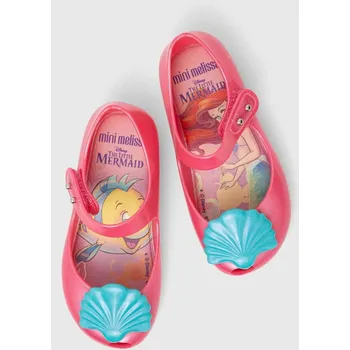 Dívčí baleríny Dětské balerínky Melissa ULTRAGIRL LITTLE, x Disney růžová barva M.33929 42X, EUR 21