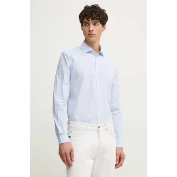 Dámské oblečení Bavlněná košile Sisley 5VJUSQ04C modrá 05X, vel. 38