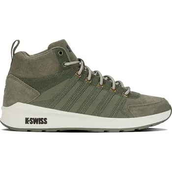 Pánské tenisky Kožené sneakers boty K-Swiss VISTA TRAINER MID WNT zelená barva, 07145.379.M 97X, EUR 43