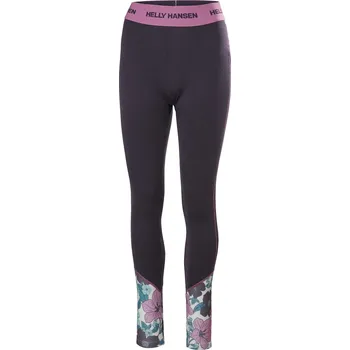 Dámské termo spodky Dámské legíny Helly Hansen W Lifa Merino Midw Gra Pant Velikost: L / Barva: černá/růžová