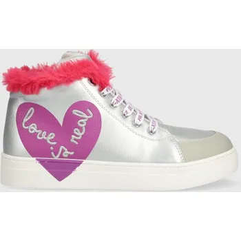 Dětská móda Dětské sneakers boty Agatha Ruiz de la Prada stříbrná barva 231940.35.36 SLV, EUR 36