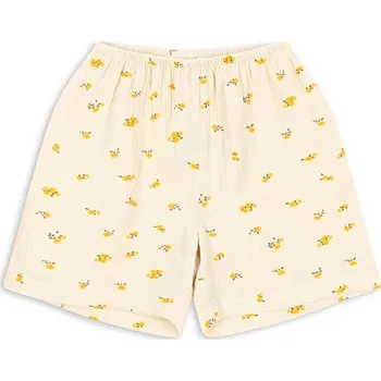 Dětské bavlněné šortky Konges Sløjd oranžová barva, vzorované KS100204 32X, vel. 80