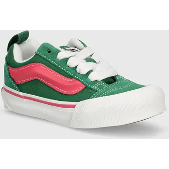 Dívčí tenisky Dětské tenisky Vans Knu Skool zelená barva, VN000CYUBOC1 76X, EUR 31