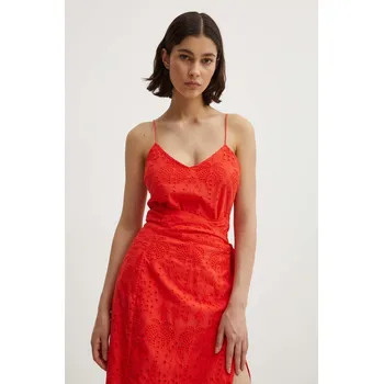 Bavlněný top Never Fully Dressed Cami Top NFDTO768 červená 33X, vel. S