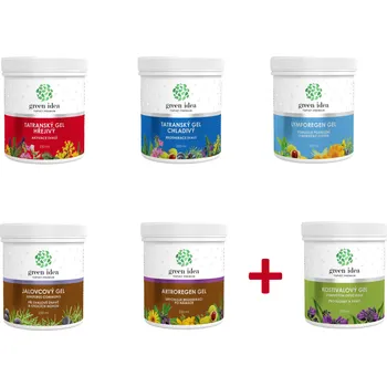 Sada bylinných gelů 5+1 zdarma