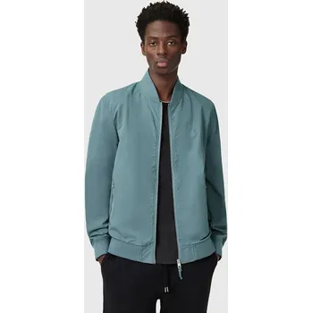 Pánský bomber Bomber bunda AllSaints BASSETT M077OB tyrkysová 66X, vel. S