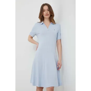 Dámské šaty Šaty Tommy Hilfiger WW0WW41567 modrá 50A, vel. S
