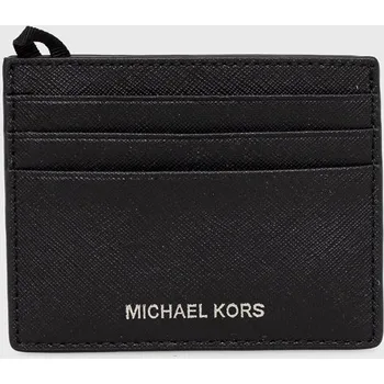 Peněženka Kožené pouzdro na karty Michael Kors 39F6LHRD2L černá 99X, vel. ONE SIZE