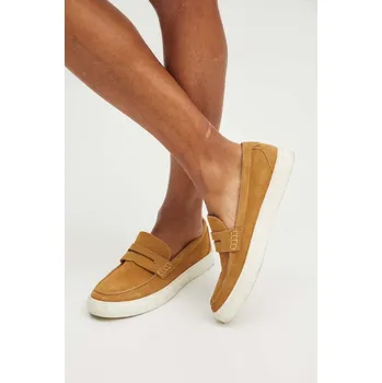 Dámské mokasíny Semišové mokasíny Medicine RS24.OBM602 hnědá 84X, EUR 41