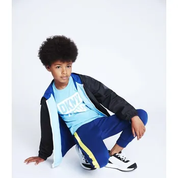 Dívčí bunda Dětská oboustranná bunda Dkny tmavomodrá barva D26367.162.174 59X, vel. 162