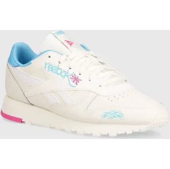 Pánská obuv Kožené tenisky Reebok Classic Classic Leather 100074620 béžová 01X, EUR 36