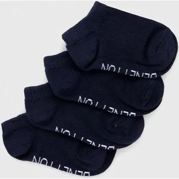 Dětské ponožky United Colors of Benetton 4-pack 6GRD07024.G.CONTINUATIV námořnická modř 59X, vel. 20/24