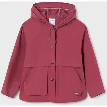 Dívčí bunda Dětská bunda Mayoral vínová barva 6463.8B.Junior.PPYH 83X, vel. 167