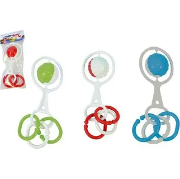 Hračka pro kojence Profibaby Chrastítko retro s přívěsky