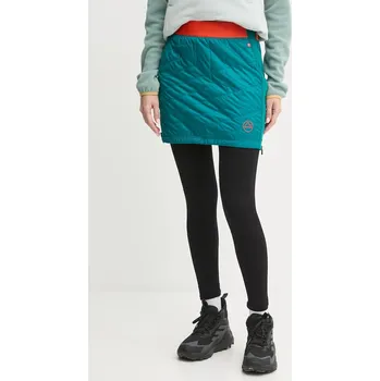 Dámská sukně Sportovní sukně LA Sportiva Warm Up Primaloft zelená barva, mini, M04733322 67X, vel. S
