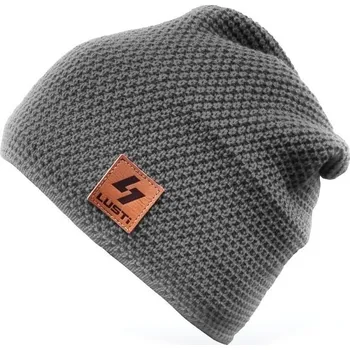 Čepice Lusti čepice dlouhá šedá