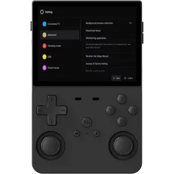 Herní konzole OEM XGO L35 Přenosná herní konzole s 3,5\" HD displejem, šedá