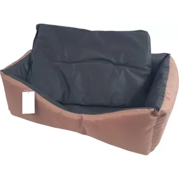 Pelíšek pro psa Pelíšek s polštářem hranatý 60x42x18 Hnědý