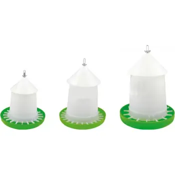 Krmítko pro ptáka Plastové krmítko zelené úchyt