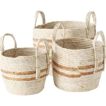 Úložný box Sada ozdobných košíků Boltze (3-pack) 2010417 vícebarevná MLC