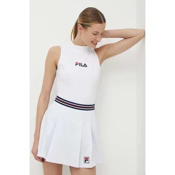 Body Body Fila Limeira dámské, bílá barva, s pologolfem, FAW0754 00X, vel. M