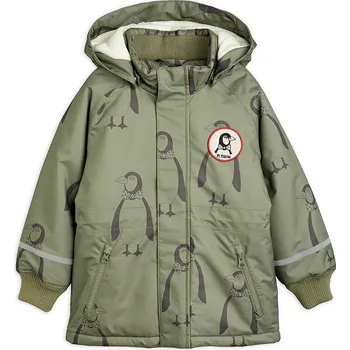 Chlapecká bunda Dětská bunda Mini Rodini zelená barva 1100008375 97X, vel. 80-86