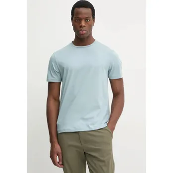 Pánské oblečení Bavlněné tričko Calvin Klein K10K112229 modrá 50X, vel. XXL