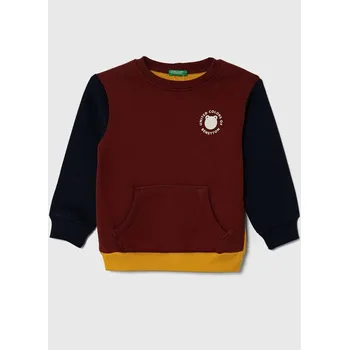 Chlapecká mikina Dětská mikina United Colors of Benetton s potiskem 3EB5G10BA.P.SEASONAL vícebarevná MLC, vel. 82