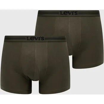Pánské spodní prádlo Boxerky Levi's ( 2-pak) 37149.0735 zelená 78X, vel. L