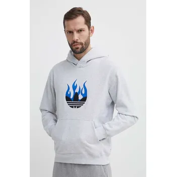 Dámská mikina Bavlněná mikina adidas Originals IS2947 šedá 90X, vel. XL