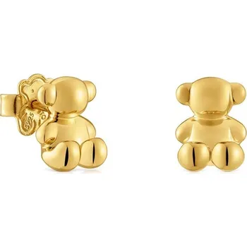 Náušnice Stříbrné pozlacené náušnice Tous Bold Bear 1004195400 zlatá GLD, vel. ONE SIZE