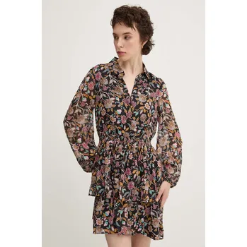 Dámské šaty Šaty Desigual SANDALO černá barva, mini, 24WWVW68 99X, vel. L