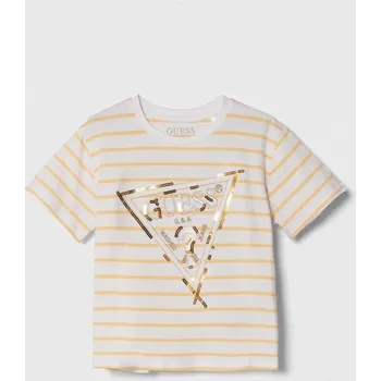 Chlapecké tričko Dětské tričko Guess žlutá barva J4GI42.K9NE1.PPYH 10X, vel. 158-166