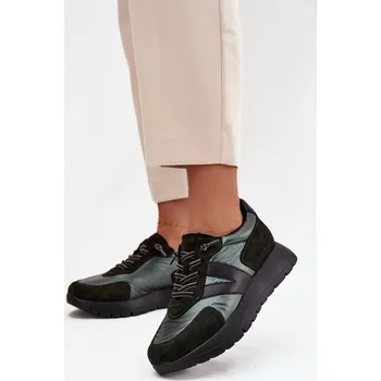 Dámská obuv Dámské tenisky na platformě Vinceza 58561 Barva: Zelená, Velikost: 39