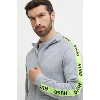 Dámská mikina Bavlněná mikina HUGO 50496985 šedá 90A, vel. XXL