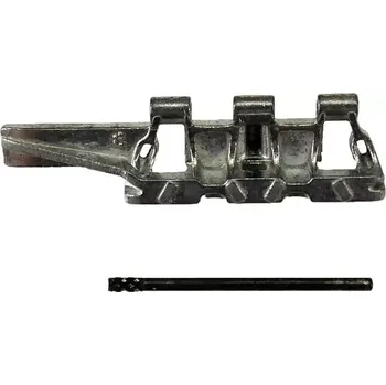 RC model tanku TORRO Panzer III/StuG III/Panzer IV kovový zimní náhradní člen pásu, včetně trnu, pravý