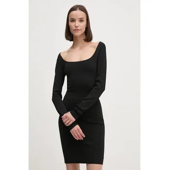 Dámské šaty Šaty Calvin Klein Jeans J20J224158 černá 99X, vel. M