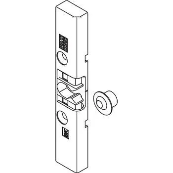 Okenní klika WINKHAUS západka balkóndveří BK.226.RC, TROCAL Innonova 70 A5/M5