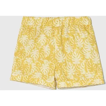 Chlapecké kraťasy Dětské bavlněné šortky Jamiks CHRISTOPHER.Sp.JLG214.B žlutá 18X, vel. 116