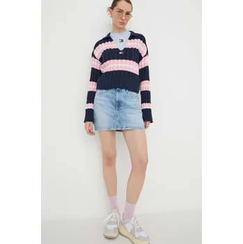 Dámská sukně Džínová sukně Tommy Jeans DW0DW17219 modrá 50J, vel. 28