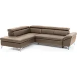 Rozkládací kožená rohová sedací…